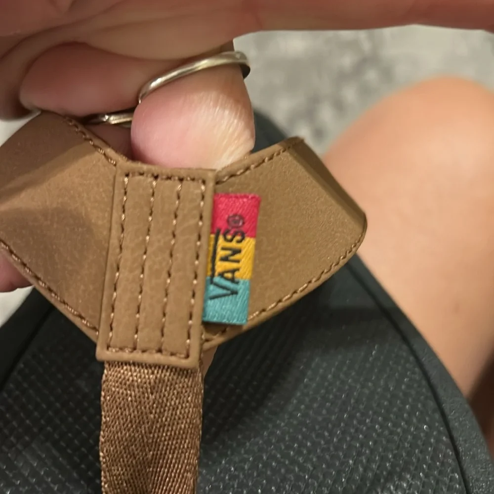 VANS MENS 10 NEXPA SYNTHETIC BROWN OFF THE WALL SUMMER FLIP FLOPS - Picture 9 of 9